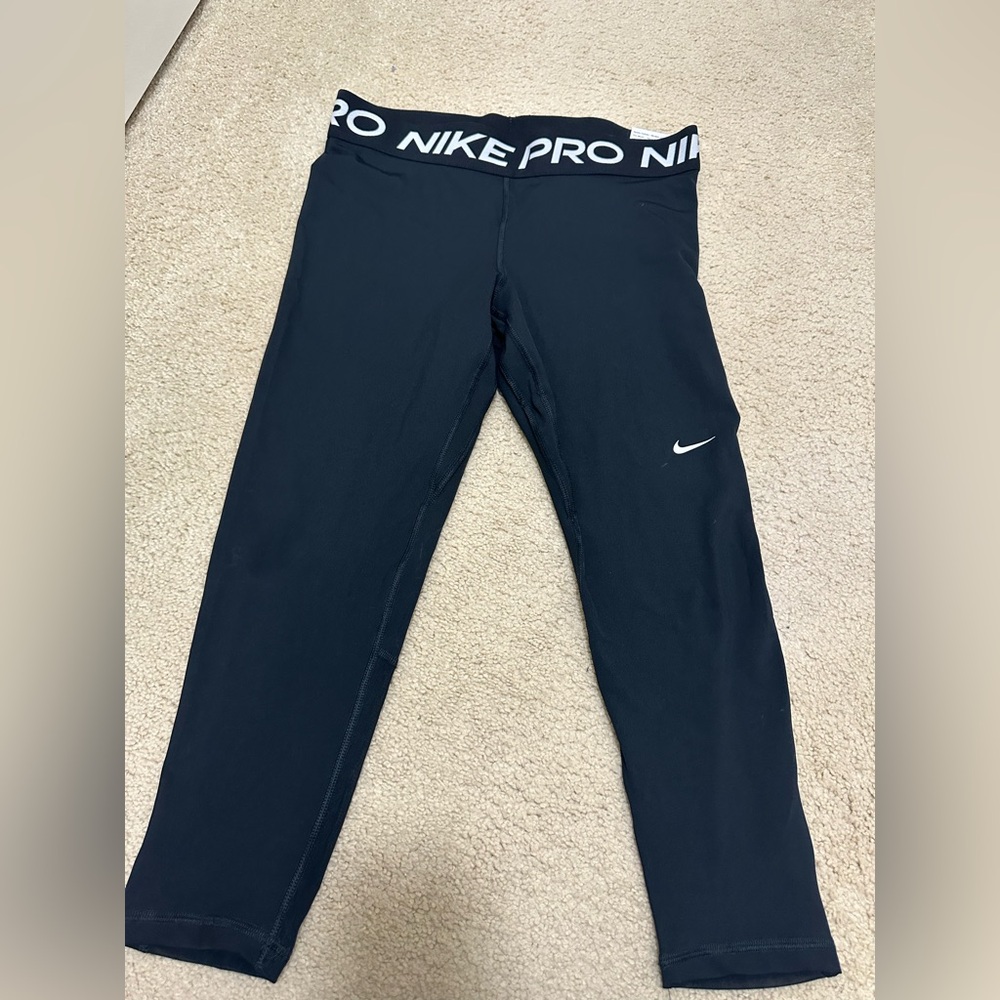 🎉FINAL PRICE🎉Women's Mid-Rise Crop Mesh-Panel Leggings - Picture 5 of 11